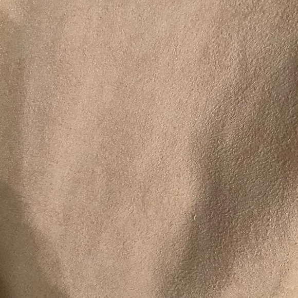 Hale Bob Ultra Suede Pale Pink Pants, Stretch Pull On High Waist, Body-Con, Sz M - Picture 5 of 12